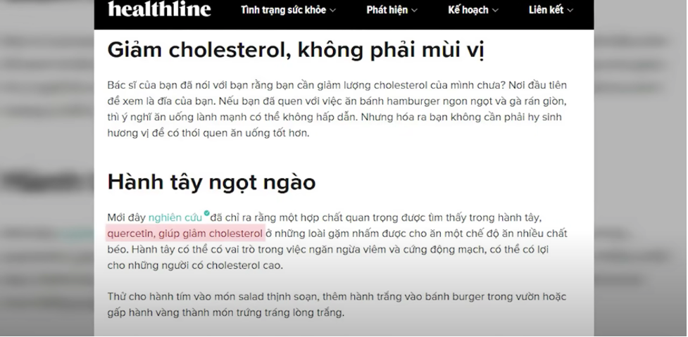 Mỡ máu cao nên ăn gì - Hành tây