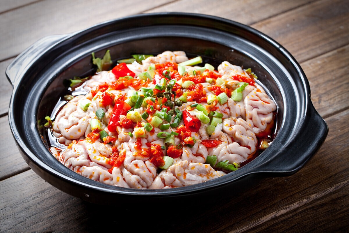 Óc lợn tăng mỡ máu cao