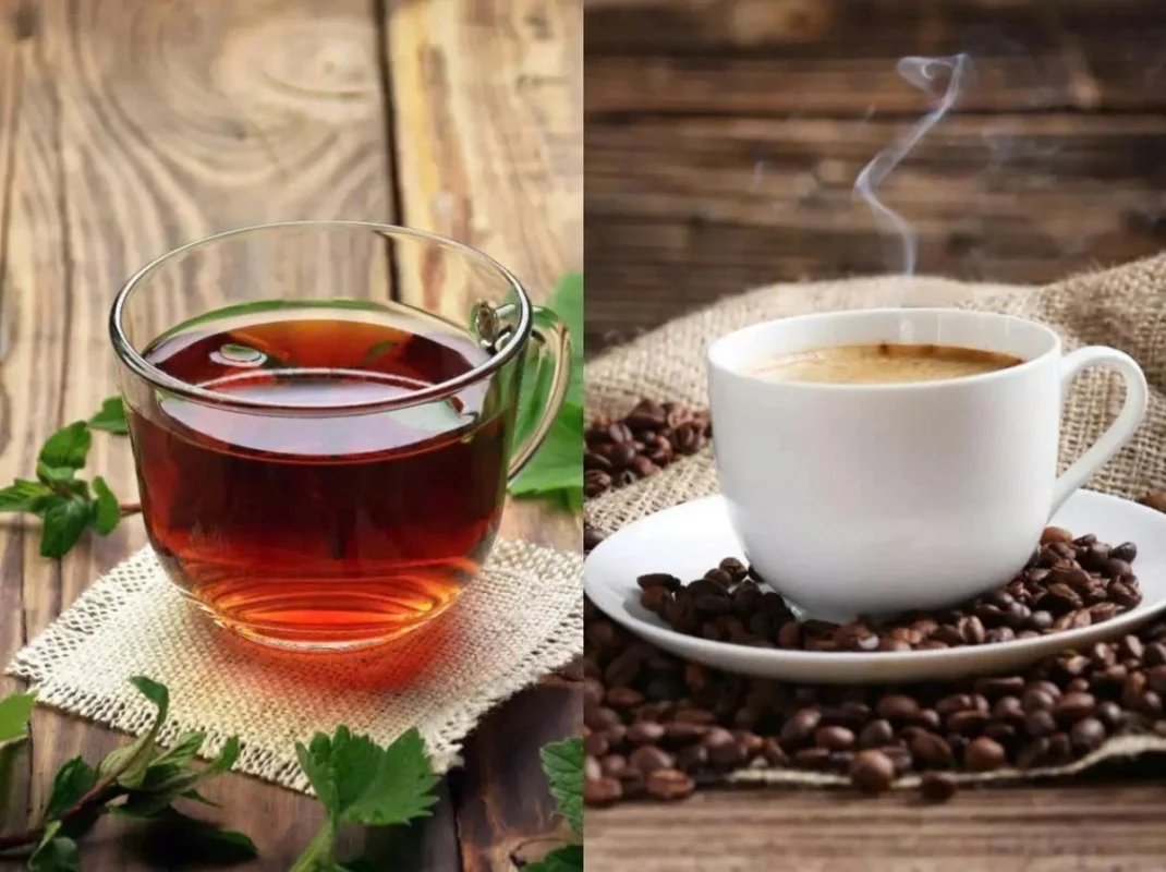 Trà và cà phê có chứa caffeine vừa lợi tiểu, kích thích thần kinh, làm giấc ngủ khó sâu