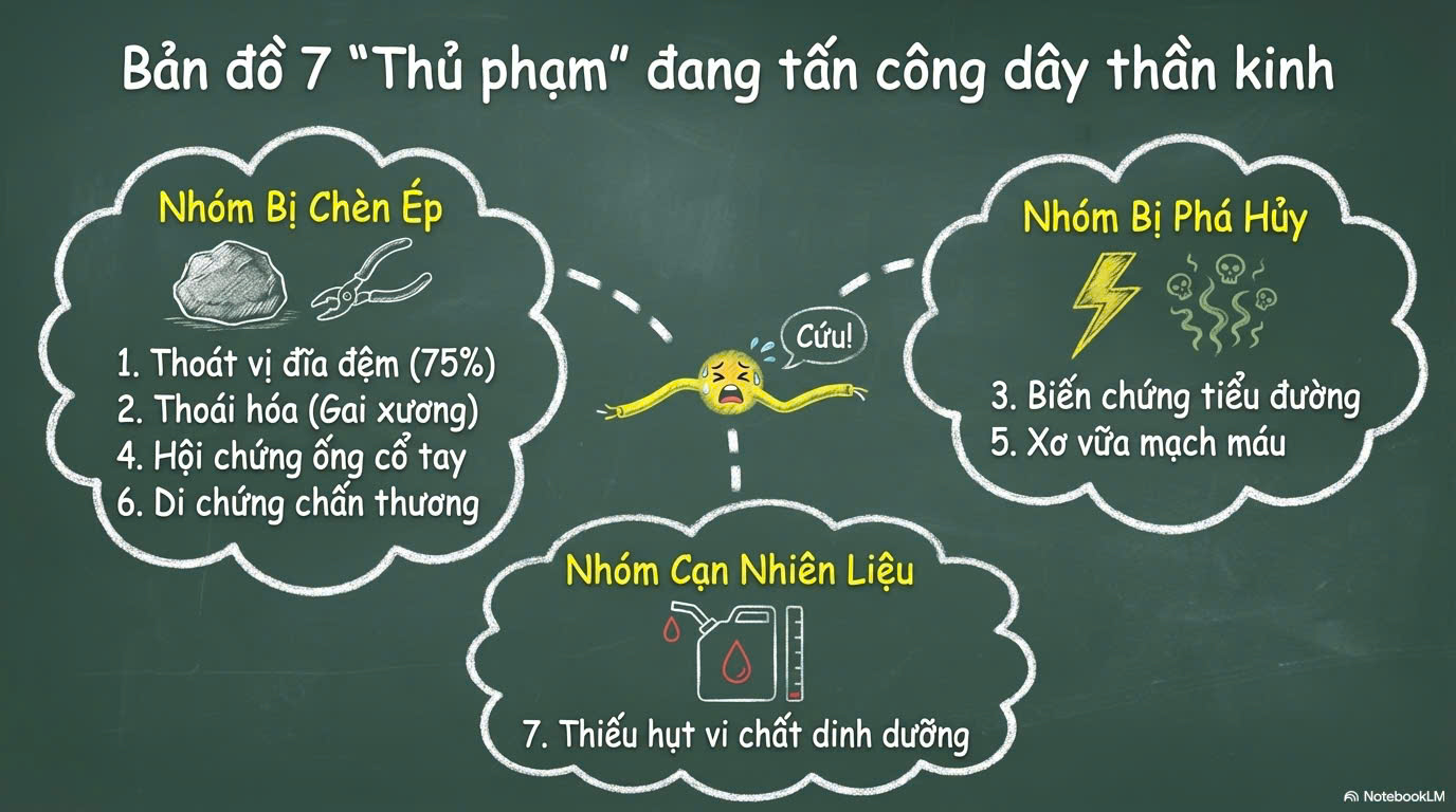 7 thủ phạm chính gây tê bì tay chân