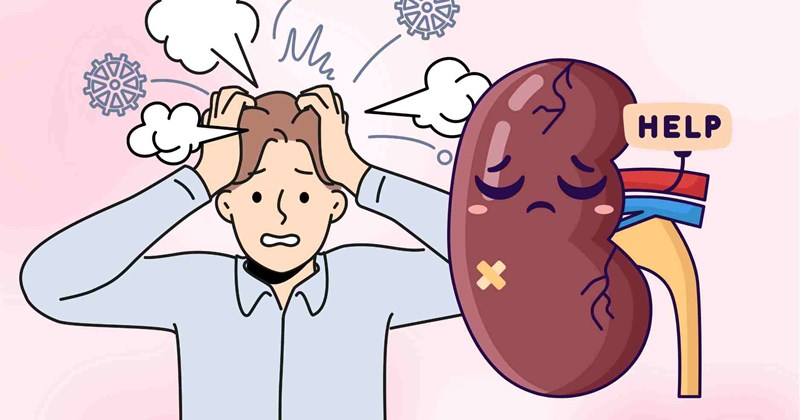 Mất ngủ kéo dài gây ảnh hưởng đến gan thận 