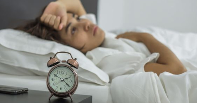 Người phụ nữ bị mất ngủ kéo dài